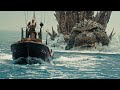 Godzilla Perseguindo Um Barco 4K UHD Godzilla Minus One