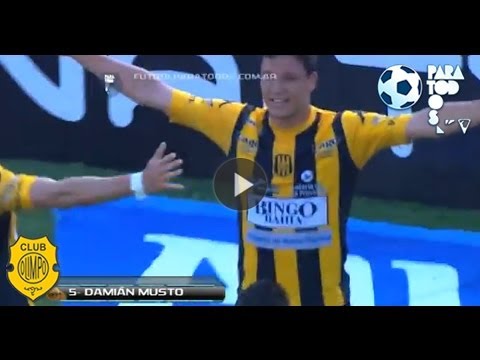 Gol Musto. Gimnasia 1 - Olimpo 1. Fecha 12. torneo Inicial 2013. Fútbol Para Todos