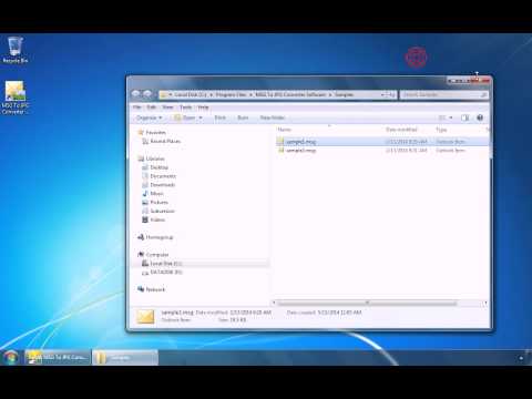 MSG To JPG Converter Software