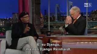 2012 12 Late Show   Samuel L  Jackson about Django Unchained (sub ITA)