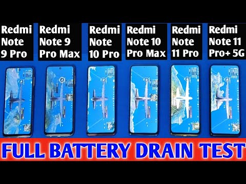 Redmi Note 11 Pro+ 5G Vs Redmi Note 10 Pro Max Vs Redmi Note 9 Pro Max |  Battery Drain Test |