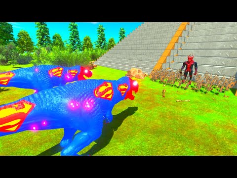 Army of the Dead Protects the Egyptian Pyramid From Huge Armies - Animal Revolt Battle Simulator