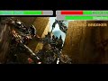 Optimus Prime Vs The Fallen Megatron With Healthbars Desert Fight
