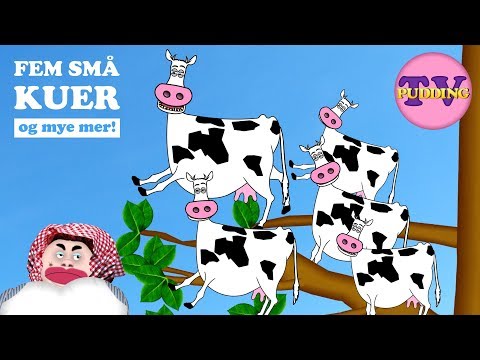 Fem små kuer - og mye mer! | Norske barnesanger
