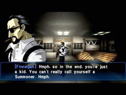 Shin Megami Tensei Devil Summoner Soul Hackers Boss Finnegan #1 [HARD]