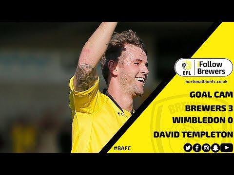 GOAL CAM | David Templeton v AFC Wimbledon
