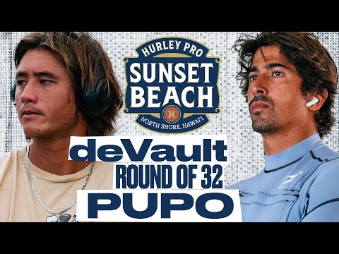 Imaikalani deVault vs Miguel Pupo | Hurley Pro Sunset Beach 2024 - Round of 32