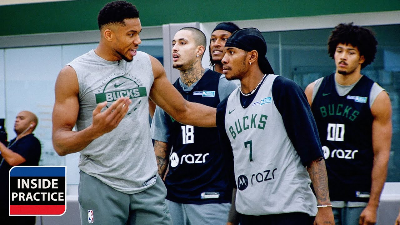 **EXCLUSIVE** Look Inside The Milwaukee Bucks Practice