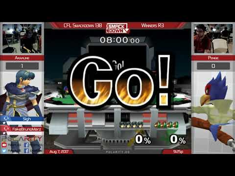 CFL Smackdown 138 Melee - Arakune (Marth) vs Pengie (Falco) - Winners R3