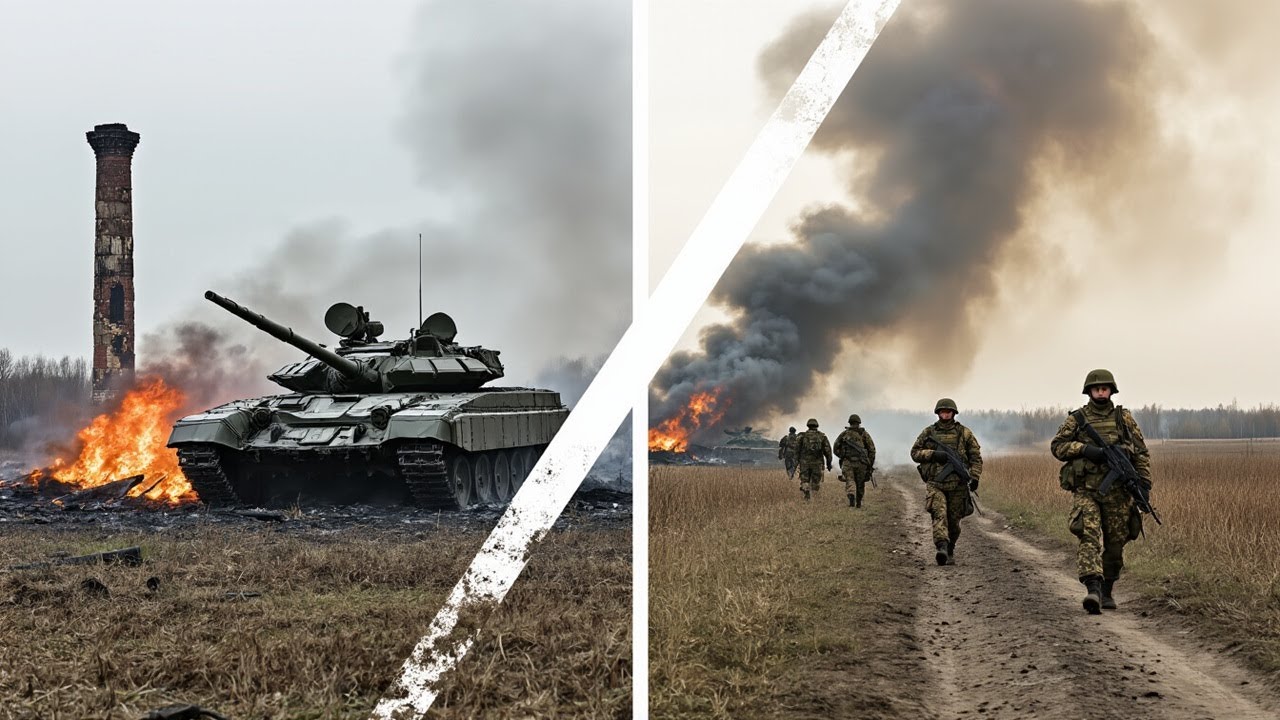 A DISASTER FOR PUTIN'S FORCES! A RUSSIAN ARMORED COLUMN WAS TURNED INTO SCRAP AFTER UKRAINIAN AMBUSH