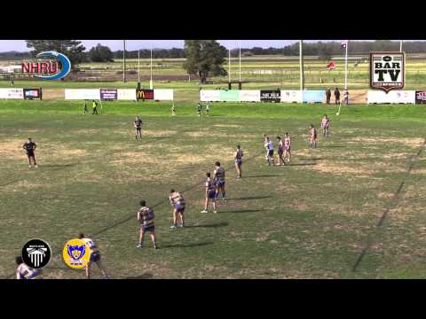 2015 NHRU Round 13 Colts Highlights - Maitland v Hamilton Hawks