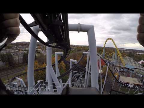 Great Bear POV 60 FRAMES PER SECOND HD 2014 Hersheypark Roller Coaster On-Ride Front Seat Video