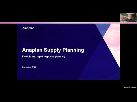 Supply Chain Planning với Anaplan