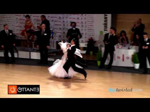 Volodymyr Lyatov - Veronika Myskho, Brno Open 2014, WDSF WO standard, final - viennese waltz