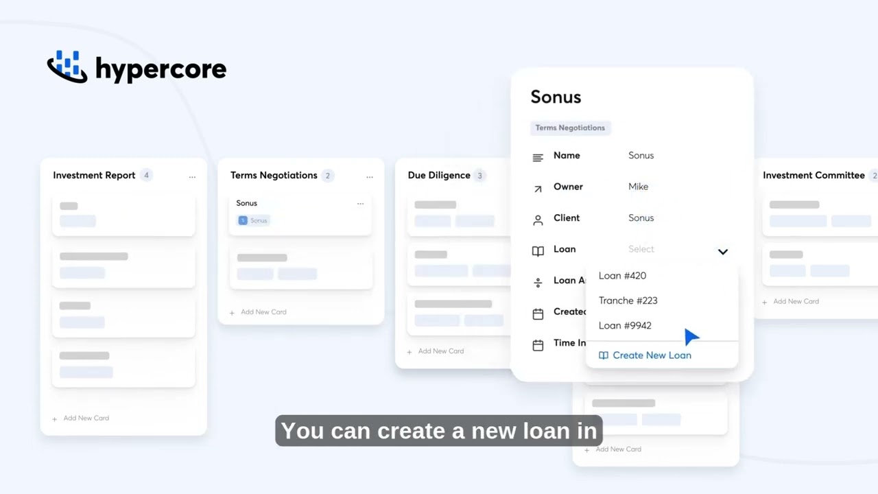 Hypercore - A Data-First Loan Management Software
