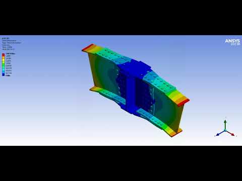 Frictional joining of beams with bolts in ANSYS Workbench