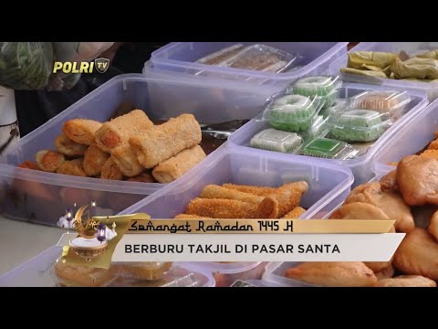 BERBUJU TAKJIL DI PASAR SANTA