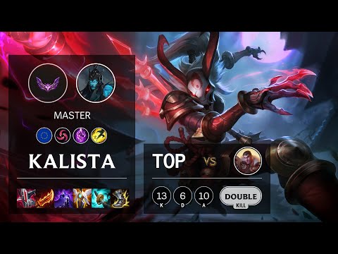 Kalista Top vs Jayce - EUW Master Patch 12.5