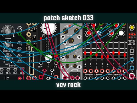 PATCH SKETCH 033 - Quick Funkstep Loop [VCV Rack] #Shorts