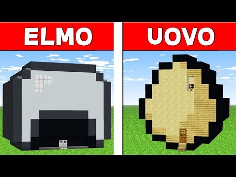 CASA UOVO VS CASA ELMO - Minecraft ITA