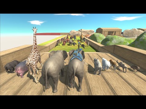 Escape from MODERN MAMMALS - Animal Revolt Battle Simulator