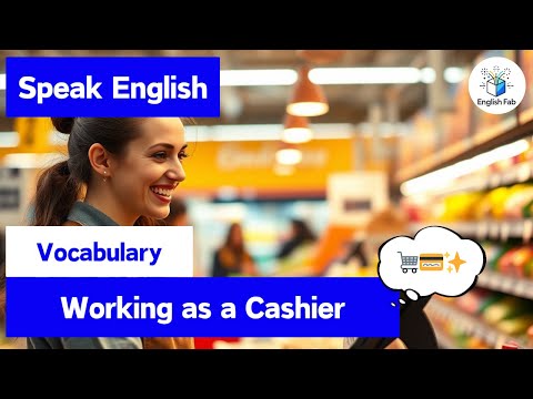💳【Working as a Cashier】Useful English for Customer Service 🛒💬 (Vocabulary)