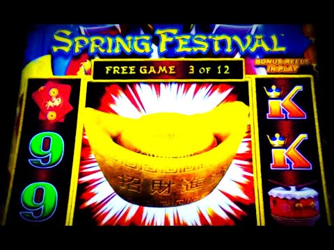 DRAGON LINK SPRING FEST/HAPPY & PROSPEROUS 5c-$2 SLOTS * BONUSES, RETRIGGERS, BONUSES-IN-THE-BONUS!