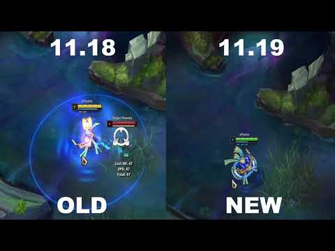 OLD SONA Q VS NEW SONA Q 11.19 PATCH NOTES LEAGUE OF LEGENDS