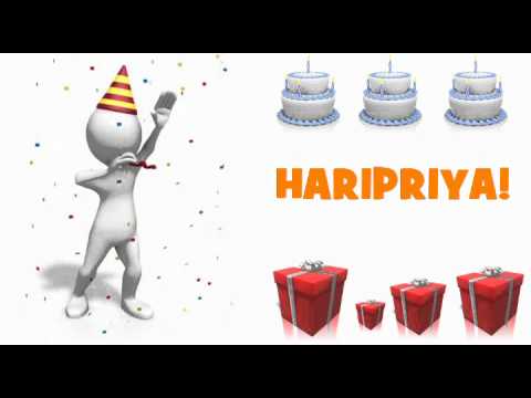 HAPPY BIRTHDAY HARIPRIYA!