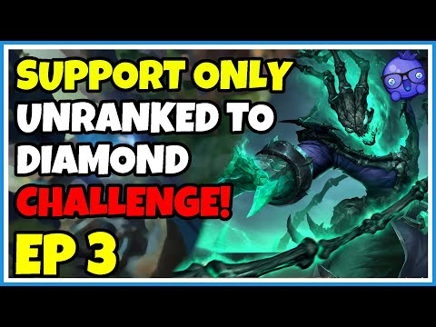 Support Unranked to Diamond Challenge - Episode 3 - Thresh