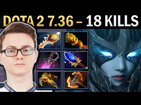 Phantom Assassin Dota 7.36 Miracle with 18 Kills and 1000 GPM - TI13