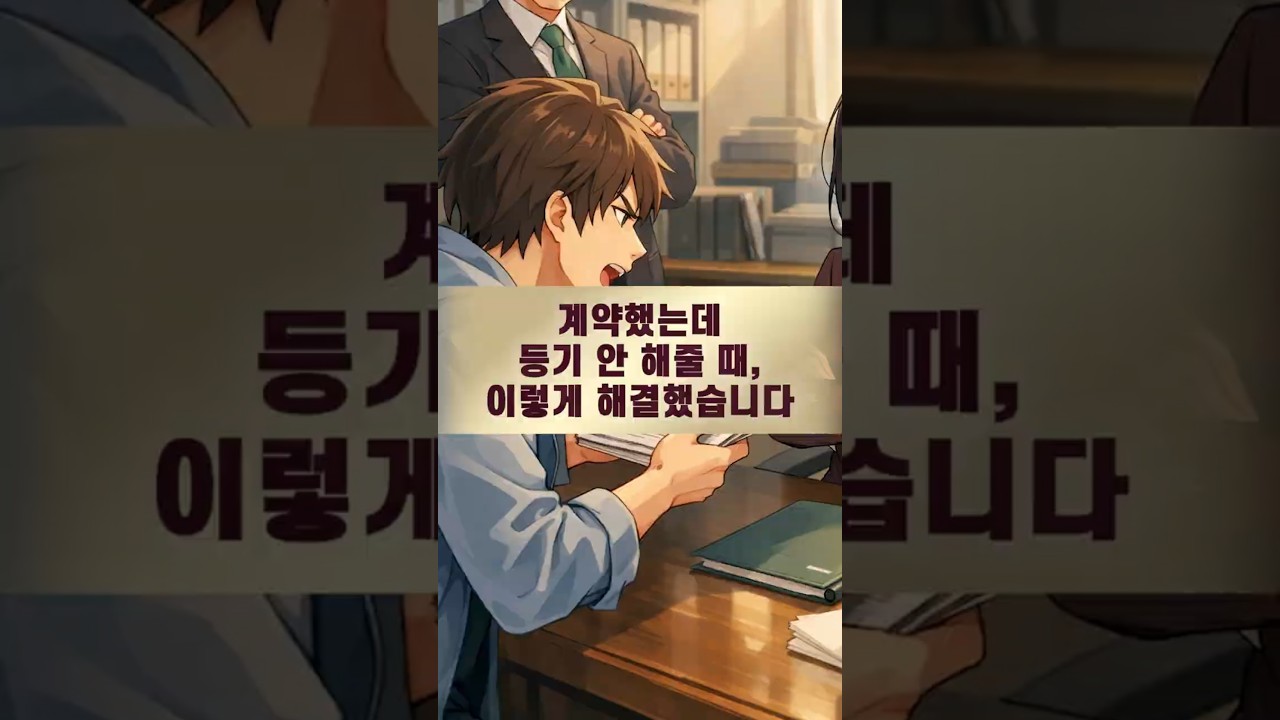 계약 뒤 소유권이전등기 거부 대응 영상