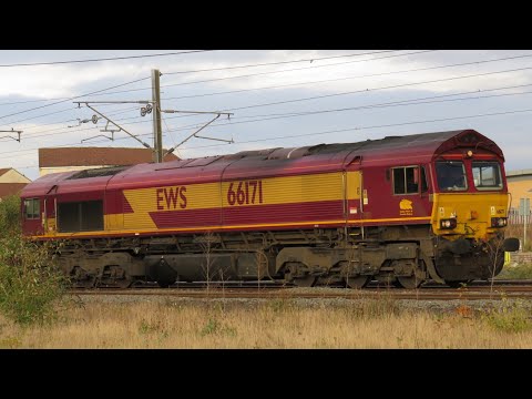 66171 Leaves Darlington | 4E96 Mossend Euroterminal to Tees Dock