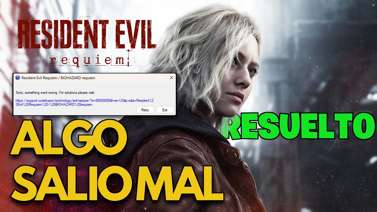 Resident Evil Requiem 🎮 | Error “Algo Salió Mal / Something Went Wrong” – SOLUCIÓN