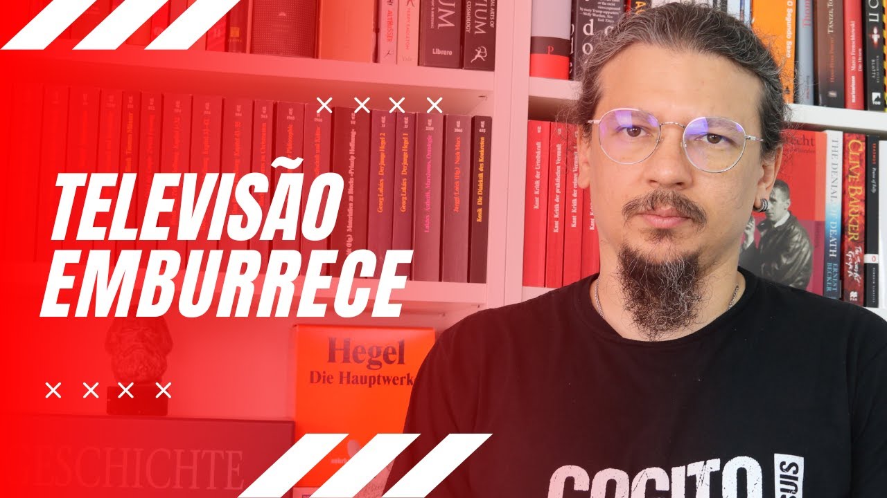 Televisão emburrece - o caráter regressivo de uma cultura da imagem comparada a uma cultura do texto