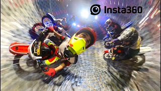 GLOBE OF DEATH WITH INSTA360 X3