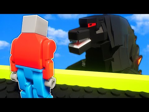 GODZILLA LEGO TOWER SURVIVAL! - Brick Rigs Gameplay!