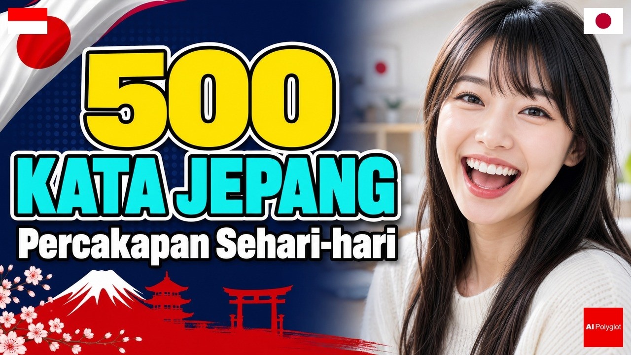 Bahasa Jepang Kosakata Dasar 500 Pemula | Pemula, Mendengarkan, Santai, Ungkapan Lazim, Bahasa Sehar episode artwork