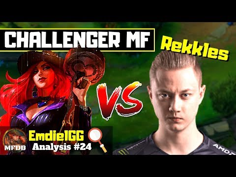 [Fnatic] Rekkles getting DESTROYED by Miss Fortune | Challenger Analysis #24 (EmdielGG)