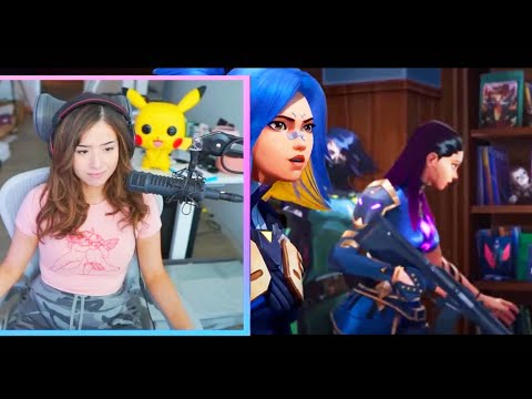 Pokimane watches New VALORANT Episode 5 Cinematic Reaction