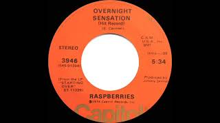 1974 HITS ARCHIVE: Overnight Sensation (Hit Record) - Raspberries (stereo 45)