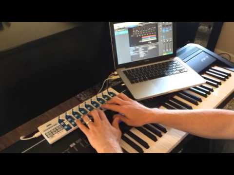 Keyboard setup: Mainstage, keyboard, and nanokontrol