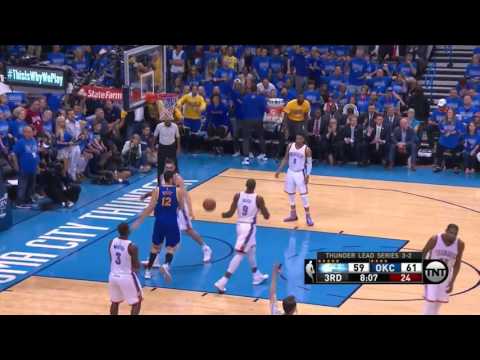 NBA Playoffs: Stephen Curry vs Oklahoma City Thunder 28.05.2016 29Pts (WCF - Game 6)