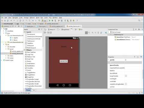 Android App Development Lesson   36   Sending Extra Intent Data