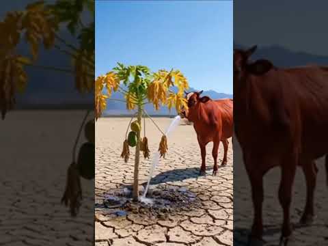 ¿Quién salvó al árbol de papaya de secarse?