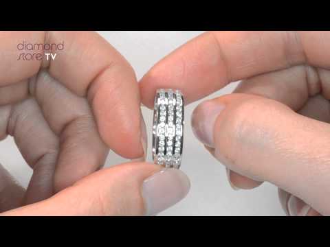 HG39 - Amy 1.5ct Diamond Full Eternity Ring In Platinum