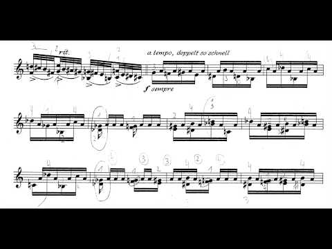 Bernd Alois Zimmermann - Sonata For Violin (1951) [Score-Video]