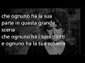 Il peso del coraggio - Fiorella Mannoia - Lyrics/Testo