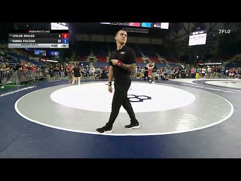 USMC Junior & 16U Nationals | 105 lbs Women’s Freestyle Quarters | Chloe Skiles vs Emma Faczak