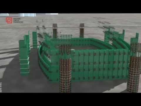 Plastic Plywood, Column Formwork